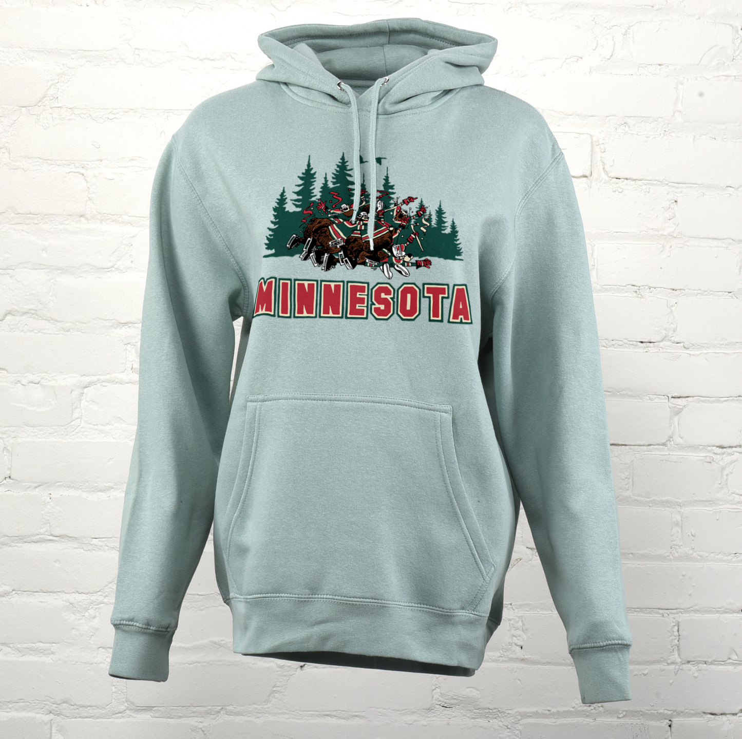 Hockey Pile On Unisex Hoodie