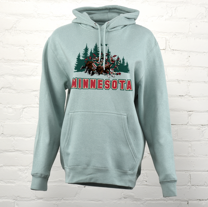 Hockey Pile On Unisex Hoodie