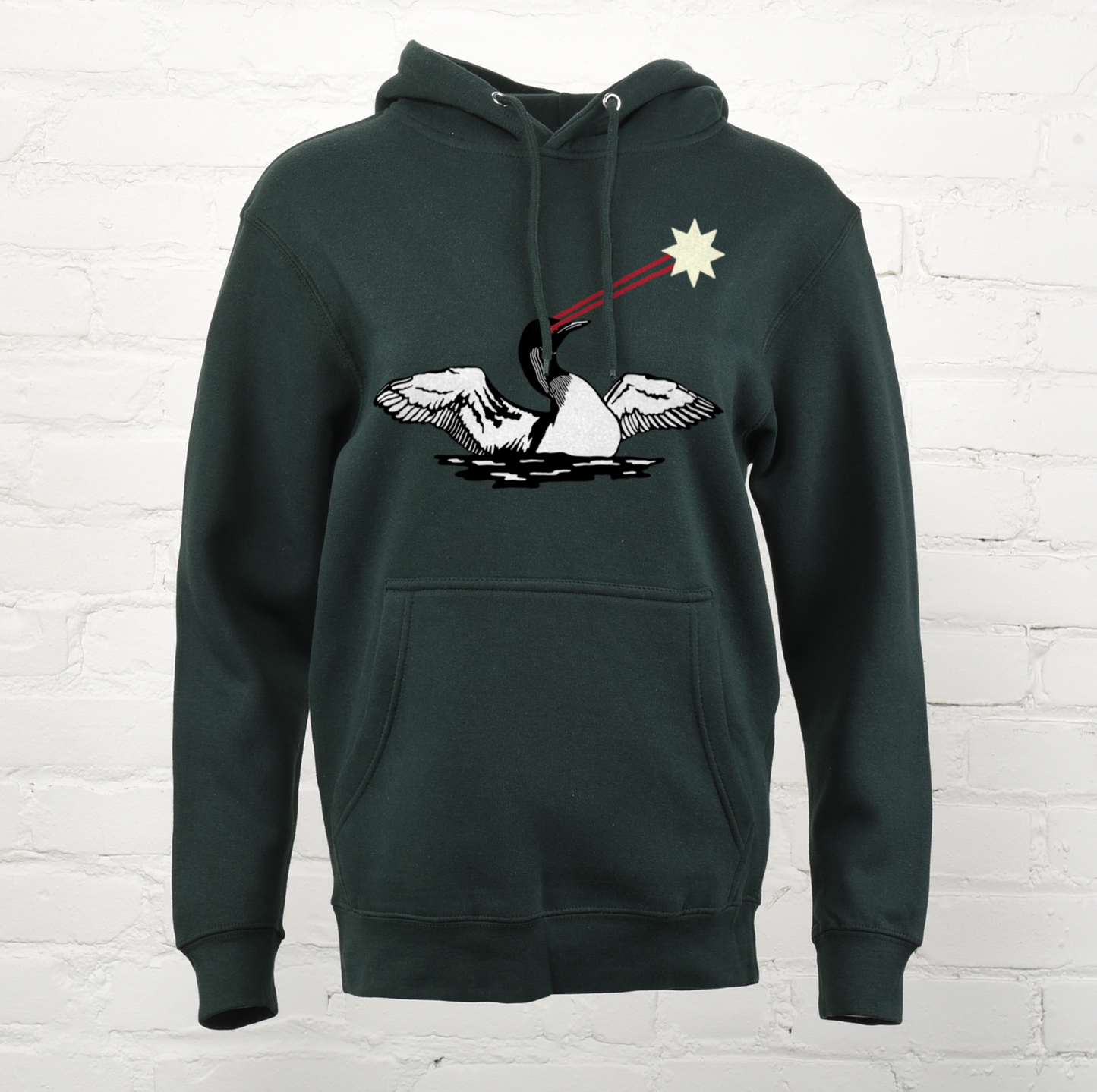 Laser Loon Unisex Hoodie