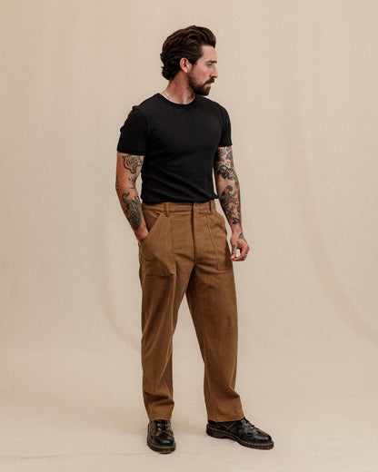 Waffle Cord Service Fatigue Pants - Biscuit