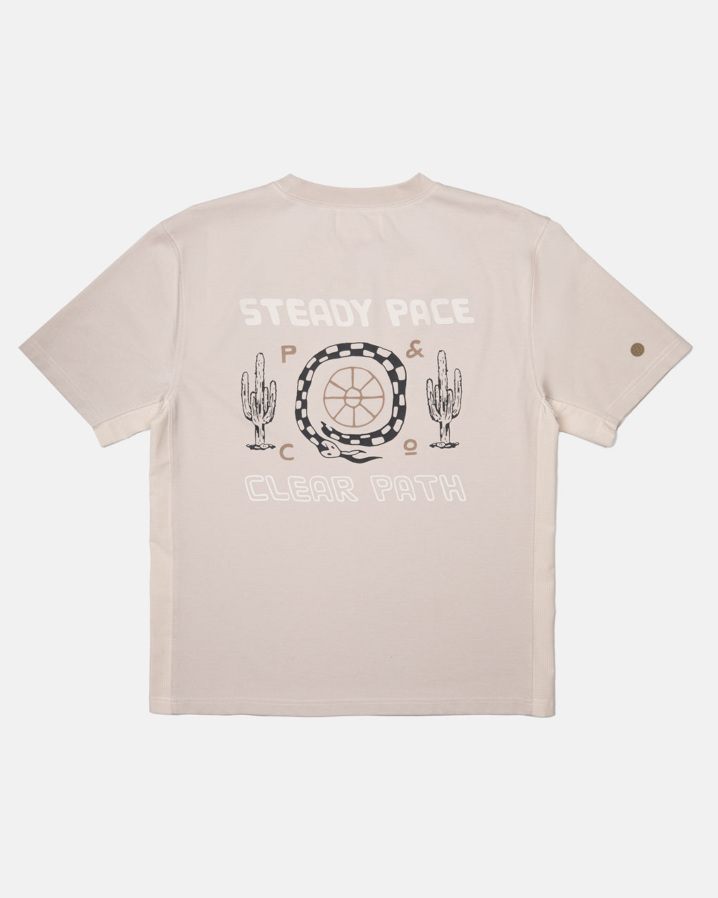 Steady Pace Trail T-Shirt - Bone