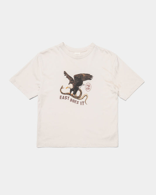 Easy Does It Boxy T-Shirt - Bone