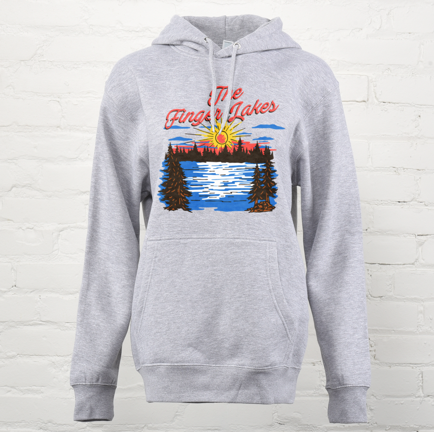 Sunset Lake Custom Premium Hoodie