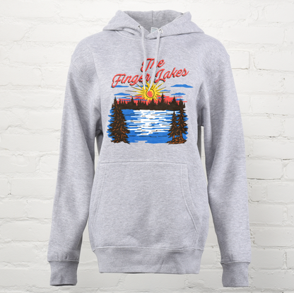 Sunset Lake Custom Premium Hoodie